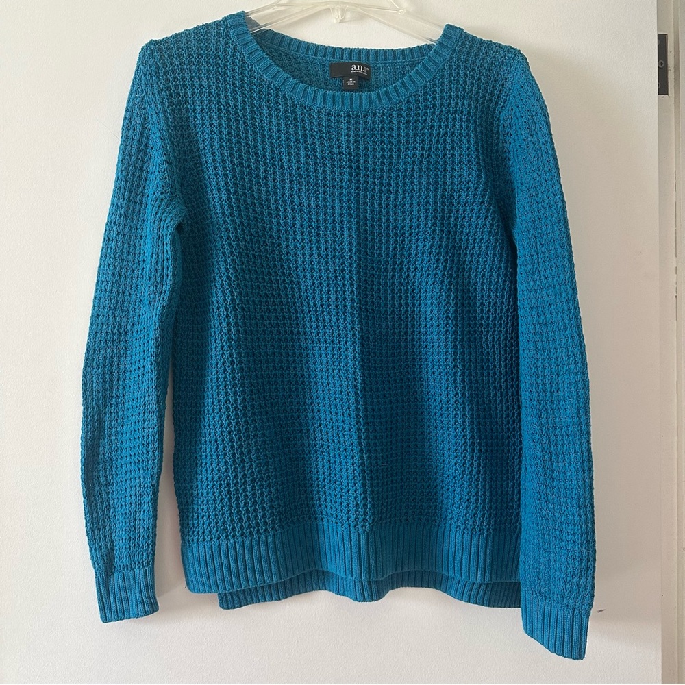 Open weave sweater